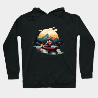 Explore kayaking down the river Hoodie